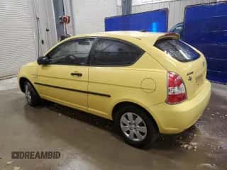 2008 Hyundai Accent GS with VIN KMHCM36C08U077309, listed as a Copart auction lot 87106795 with 106,578 mi miles and Clean title. Bid and sale history available at DreamBid. Image 2.