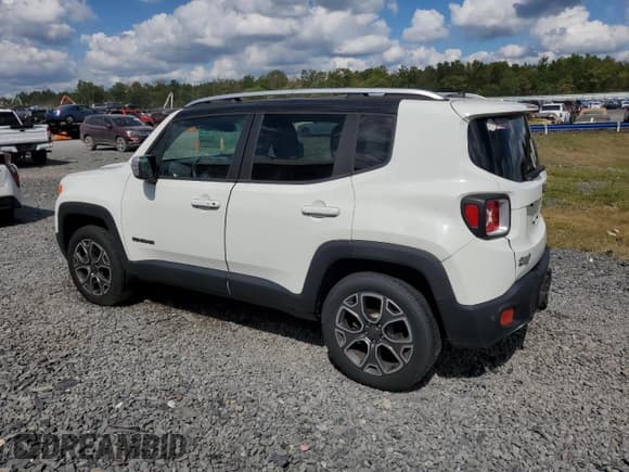 ✅ 2017 Jeep Renegade Limited • VIN: ZACCJBDB7HPF98269 • Lot: 71039635. Listed on Copart with 72,707 mi. Free auction sales archive from the USA and detailed vehicle history report at DreamBid. Image 2.