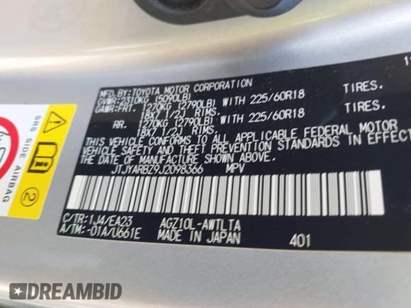 ✅ 2018 Lexus NX 300 • VIN: JTJYARBZ9J2098366 • Lot: 43286508. Wystawiony na IAAI z przebiegiem 132 290 mil. Bezpłatny archiwum sprzedaży aukcyjnych z USA i szczegółowy raport historii pojazdu na DreamBid. Zdjęcie 9.