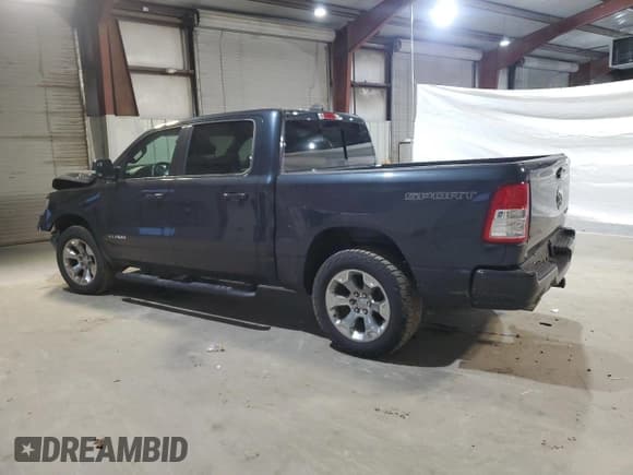 ✅ 2020 Ram 1500 Big Horn • VIN: 1C6SRFFT1LN116664 • Lot: 90747025. Listed on Copart with 68,358 mi. Free auction sales archive from the USA and detailed vehicle history report at DreamBid. Image 2.