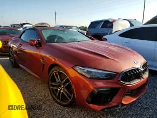 ✅ 2020 BMW M8 • VIN: WBSDZ0C01LBM09483 • Lot: 73933014. Listed on Copart with 8,389 mi. Free auction sales archive from the USA and detailed vehicle history report at DreamBid. Image 4.