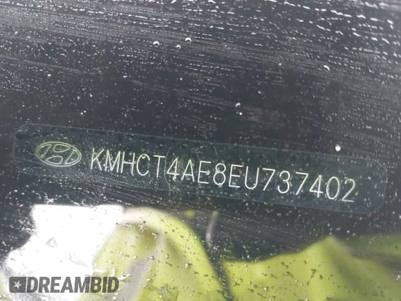 ✅ 2014 Hyundai Accent GLS • VIN: KMHCT4AE8EU737402 • Lot: 43526484. Listed on IAAI with 110,390 mi. Free auction sales archive from the USA and detailed vehicle history report at DreamBid. Image 9.