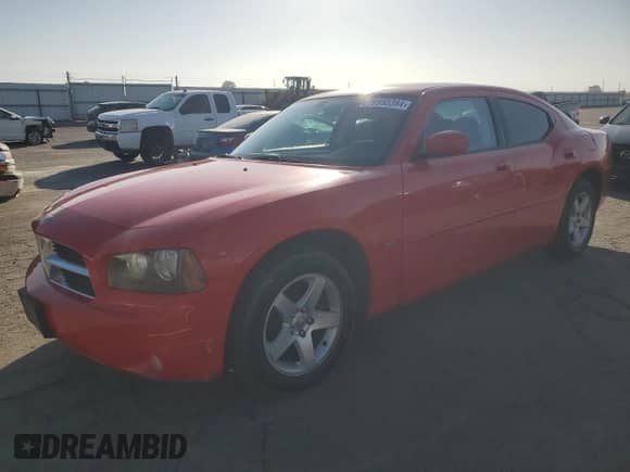 2010 Dodge Charger SXT with VIN 2B3CA3CV8AH118153, listed as a Copart auction lot 79950384 with 119,953 mi miles and Salvage title. Bid and sale history available at DreamBid. Image 1.