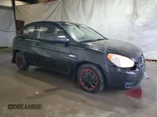 2007 Hyundai Accent GS with VIN KMHCM36C97U019293, listed as a Copart auction lot 73351034 with 162,078 mi miles and Salvage title. Bid and sale history available at DreamBid. Image 4.