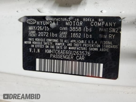 ✅ 2016 Hyundai Veloster Turbo Rally Edition • VIN: KMHTC6AE6GU263576 • Lot: 45291455. Wystawiony na Copart z przebiegiem 118 231 mil. Bezpłatny archiwum sprzedaży aukcyjnych z USA i szczegółowy raport historii pojazdu na DreamBid. Zdjęcie 14.