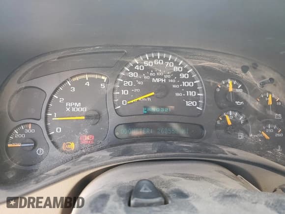 ✅ 2004 Chevrolet Silverado 3500 DRW • VIN: 1GCJK33194F111962 • Lot: 70852714. Listed on Copart with 268,558 mi. Free auction sales archive from the USA and detailed vehicle history report at DreamBid. Image 9.