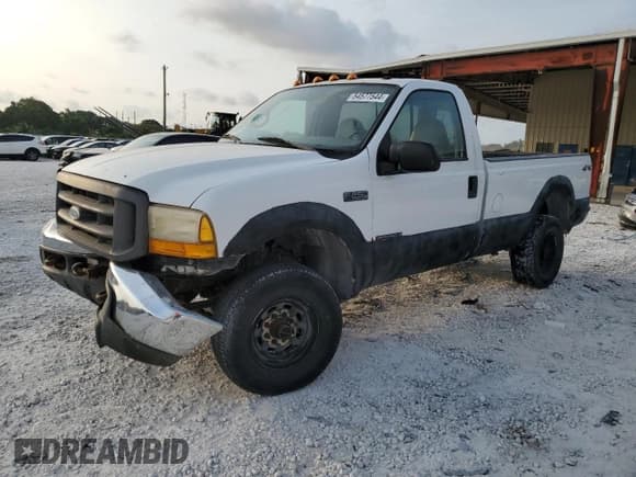 ✅ 2000 Ford F-250 XL • VIN: 1FTNF21F7YEA97991 • Lot: 54577544. Listed on Copart with 82,036 mi. Free auction sales archive from the USA and detailed vehicle history report at DreamBid. Image 1.
