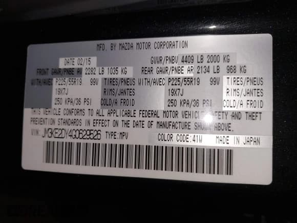 ✅ 2016 Mazda CX-5 Grand Touring • VIN: JM3KE2DY4G0629526 • Лот: 43486727. Опубликован ранее на IAAI с пробегом 111 997 миль. Бесплатный доступ к архиву аукционных продаж из США и подробный отчёт об истории автомобиля на DreamBid. Изображение 9.