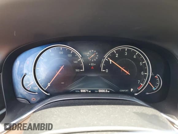 ✅ 2016 BMW 7 Series 740i • VIN: WBA7E2C58GG546644 • Лот: 58955835. Опубликован ранее на Copart с пробегом 90 671 миль. Бесплатный доступ к архиву аукционных продаж из США и подробный отчёт об истории автомобиля на DreamBid. Изображение 9.