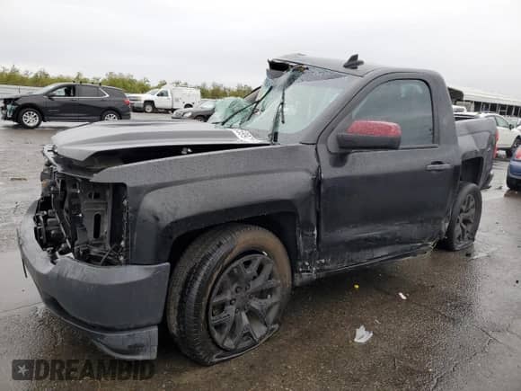 2016 Chevrolet Silverado 1500 Work Truck с VIN 1GCNCNEH2GZ390209, выставлен на аукционе Copart как лот 82599714 с пробегом 73 330 миль миль и Списание • Salvage title. История ставок и продаж доступна на DreamBid. Изображение 1.