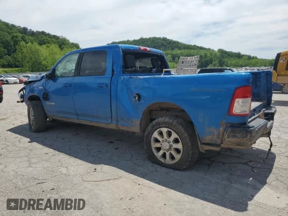 ✅ 2021 Ram 2500 Big Horn • VIN: 3C6UR5DJ0MG511627 • Lot: 56628155. Listed on Copart with 159,547 mi. Free auction sales archive from the USA and detailed vehicle history report at DreamBid. Image 2.