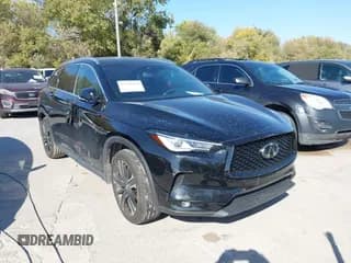 ✅ 2022 Infiniti QX50 Luxe • VIN: 3PCAJ5BA3NF109968 • Lot: 43716450. Listed on IAAI with 54,779 mi. Free auction sales archive from the USA and detailed vehicle history report at DreamBid. Image 1.