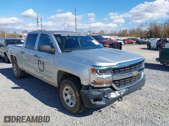 ✅ 2018 Chevrolet Silverado 1500 Work Truck • VIN: 3GCUKNEC0JG640413 • Lot: 43582205. Wystawiony na IAAI z przebiegiem 65 365 mil. Bezpłatny archiwum sprzedaży aukcyjnych z USA i szczegółowy raport historii pojazdu na DreamBid. Zdjęcie 1.