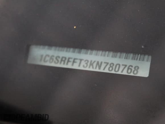 ✅ 2019 Ram 1500 Big Horn • VIN: 1C6SRFFT3KN780768 • Лот: 61041775. Опубликован ранее на Copart с пробегом 93 415 миль. Бесплатный доступ к архиву аукционных продаж из США и подробный отчёт об истории автомобиля на DreamBid. Изображение 10.