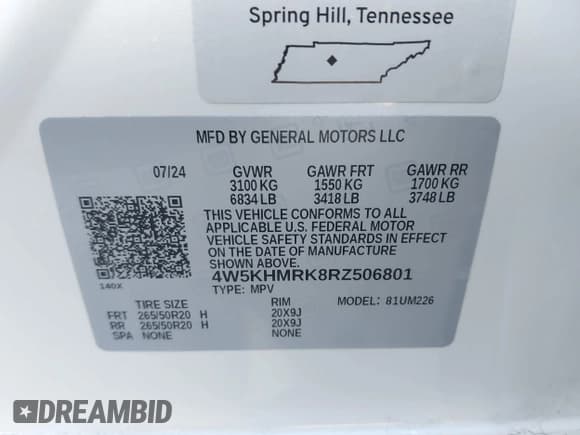 ✅ 2024 Acura ZDX w/A-Spec Package • VIN: 4W5KHMRK8RZ506801 • Лот: 43490695. Опубликован ранее на IAAI с пробегом 2 806 миль. Бесплатный доступ к архиву аукционных продаж из США и подробный отчёт об истории автомобиля на DreamBid. Изображение 9.