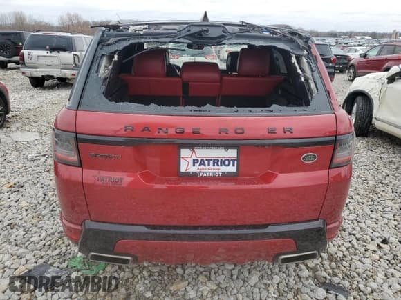 ✅ 2018 Land Rover Range Rover Sport HSE Dynamic • VIN: SALWV2SV8JA806706 • Lot: 47470695. Listed on Copart with 76,976 mi. Free auction sales archive from the USA and detailed vehicle history report at DreamBid. Image 6.