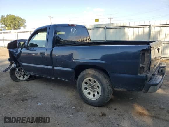 2006 Chevrolet Silverado 1500 Work Truck with VIN 3GCEC14X16G168406, listed as a Copart auction lot 71826214 with Not provided miles and Salvage title. Bid and sale history available at DreamBid. Image 2.