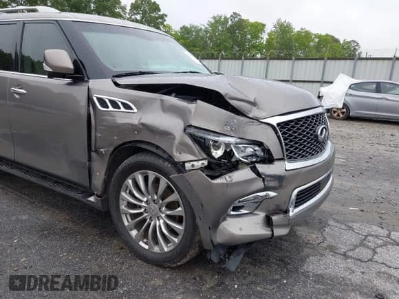 ✅ 2015 Infiniti QX80 • VIN: JN8AZ2NE2F9086138 • Lot: 42365112. Listed on IAAI with 174,818 mi. Free auction sales archive from the USA and detailed vehicle history report at DreamBid. Image 6.