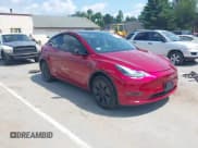 ✅ 2024 Tesla Model Y Long Range • VIN: 7SAYGDEE7RF181495 • Lot: 42831879. Listed on IAAI with 20,919 mi. Free auction sales archive from the USA and detailed vehicle history report at DreamBid. Image 1.