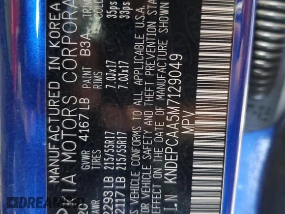 ✅ 2021 Kia Seltos LX • VIN: KNDEPCAA5M7129049 • Lot: 84221605. Listed on Copart with 63,240 mi. Free auction sales archive from the USA and detailed vehicle history report at DreamBid. Image 13.