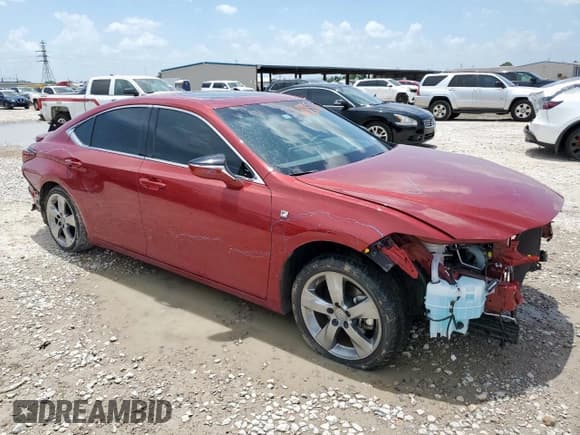 ✅ 2023 Lexus ES 350 F Sport • VIN: 58AJZ1B1XPU144829 • Lot: 61323565. Listed on Copart with 10,028 mi. Free auction sales archive from the USA and detailed vehicle history report at DreamBid. Image 4.