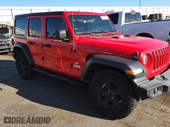 ✅ 2019 Jeep Wrangler Unlimited Sport S • VIN: 1C4HJXDG4KW579042 • Lot: 72081575. Listed on Copart with 40,108 mi. Free auction sales archive from the USA and detailed vehicle history report at DreamBid. Image 14.