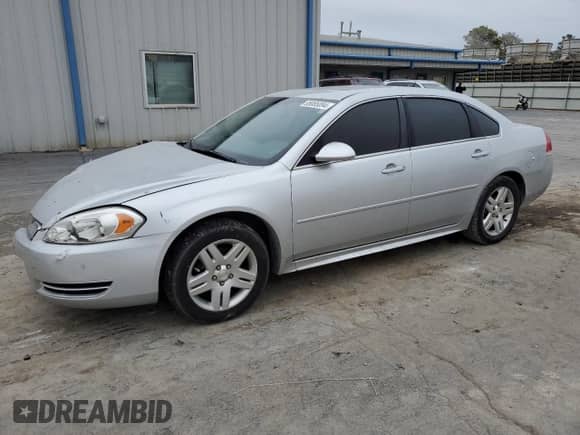 2014 Chevrolet Impala LT with VIN 2G1WB5E30E1168813, listed as a Copart auction lot 85085094 with 121,946 mi miles and Salvage title. Bid and sale history available at DreamBid. Image 1.