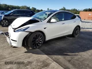✅ 2023 Tesla Model Y Performance • VIN: 7SAYGDEFXPF714798 • Lot: 90799295. Wystawiony na Copart z przebiegiem 44 538 mil. Bezpłatny archiwum sprzedaży aukcyjnych z USA i szczegółowy raport historii pojazdu na DreamBid. Zdjęcie 1.