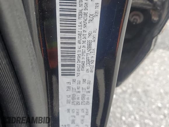 ✅ 2020 Ram 1500 Big Horn • VIN: 1C6SRFFT7LN288665 • Lot: 86126495. Listed on Copart with 143,525 mi. Free auction sales archive from the USA and detailed vehicle history report at DreamBid. Image 12.