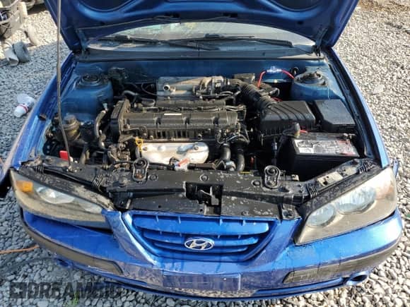 2005 Hyundai Elantra GLS z VIN KMHDN56D05U173782, wystawiony jako Copart lot #62067184 z przebiegiem 174 047 mil mil oraz Szkoda całkowita • Salvage title. Historia ofert i sprzedaży dostępna na DreamBid. Obrazek 11.
