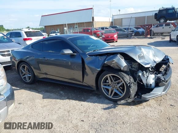 ✅ 2024 Ford Mustang EcoBoost • VIN: 1FA6P8TH2R5129871 • Lot: 42722564. Listed on IAAI with 5,157 mi. Free auction sales archive from the USA and detailed vehicle history report at DreamBid. Image 13.