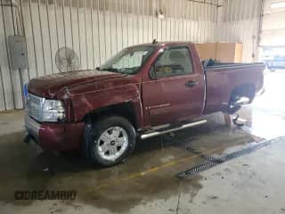 2008 Chevrolet Silverado 1500 Work Truck z VIN 1GCEK14J48Z172712, wystawiony jako Copart lot #80329335 z przebiegiem 87 919 mil mil oraz Szkoda całkowita • Salvage title. Historia ofert i sprzedaży dostępna na DreamBid. Obrazek 1.