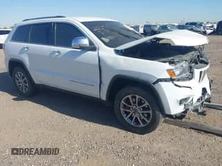 ✅ 2014 Jeep Grand Cherokee Limited • VIN: 1C4RJEBT2EC188017 • Lot: 42268639. Listed on IAAI with 142,460 mi. Free auction sales archive from the USA and detailed vehicle history report at DreamBid. Image 1.