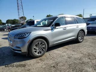 ✅ 2023 Lincoln Aviator Standard • VIN: 5LM5J6XC4PGL21622 • Lot: 70502105. Listed on Copart with 39,032 mi. Free auction sales archive from the USA and detailed vehicle history report at DreamBid. Image 1.