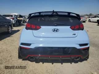 2022 Hyundai Veloster z VIN KMHT36AH2NU015350, wystawiony jako Copart lot #73527124 z przebiegiem 26 345 mil mil oraz Szkoda całkowita • Salvage title. Historia ofert i sprzedaży dostępna na DreamBid. Obrazek 6.