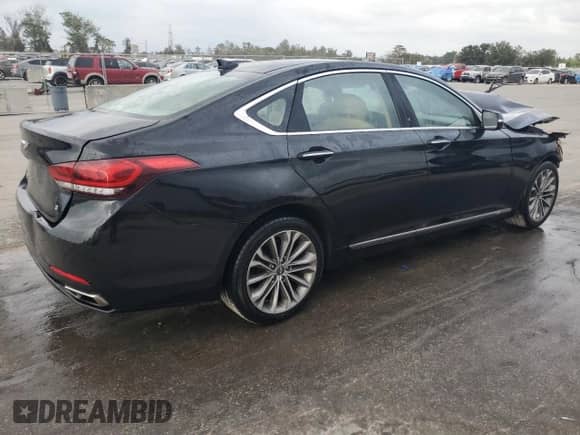 2016 Hyundai Genesis 3.8L z VIN KMHGN4JE8GU106499, wystawiony jako Copart lot #81420964 z przebiegiem 109 935 mil mil oraz Szkoda całkowita • Salvage title. Historia ofert i sprzedaży dostępna na DreamBid. Obrazek 3.