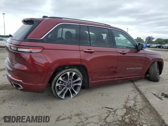 ✅ 2023 Jeep Grand Cherokee Overland • VIN: 1C4RJYD6XP8775287 • Lot: 66288145. Listed on Copart with 16,886 mi. Free auction sales archive from the USA and detailed vehicle history report at DreamBid. Image 3.