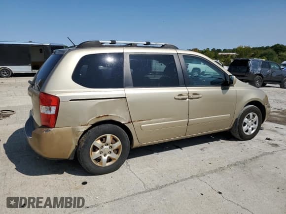 ✅ 2007 Kia Sedona • VIN: KNDMB133376125024 • Lot: 83657414. Wystawiony na Copart z przebiegiem 259 814 mil. Bezpłatny archiwum sprzedaży aukcyjnych z USA i szczegółowy raport historii pojazdu na DreamBid. Zdjęcie 3.