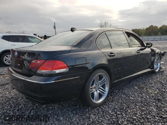 ✅ 2007 BMW 7 Series 750Li • VIN: WBAHN835X7DT65800 • Lot: 87209885. Listed on Copart with Not provided. Free auction sales archive from the USA and detailed vehicle history report at DreamBid. Image 3.