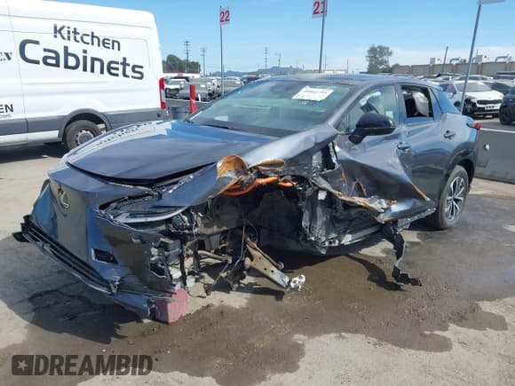 ✅ 2023 Lexus RZ 450e Premium • VIN: JTJAAAAB3PA008294 • Lot: 40802759. Listed on IAAI with 22,431 mi. Free auction sales archive from the USA and detailed vehicle history report at DreamBid. Image 21.