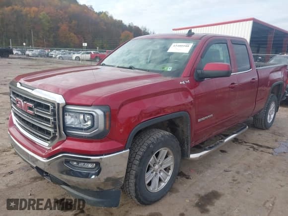 ✅ 2018 GMC Sierra 1500 SLE • VIN: 2GTV2MEC4J1102384 • Лот: 43488188. Опубликован ранее на IAAI с пробегом 55 141 миль. Бесплатный доступ к архиву аукционных продаж из США и подробный отчёт об истории автомобиля на DreamBid. Изображение 2.