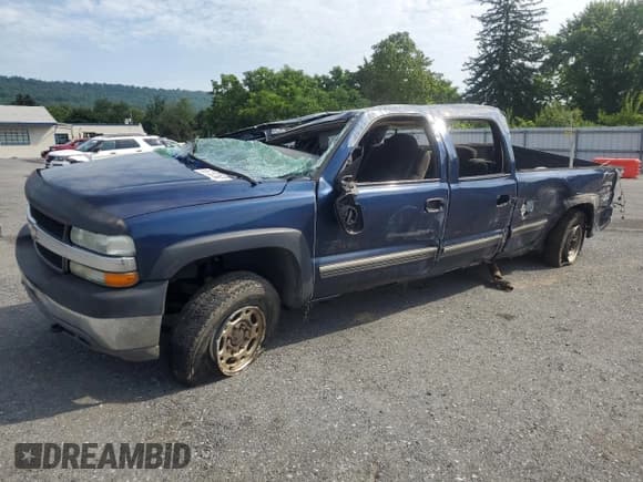 ✅ 2002 Chevrolet Silverado 2500HD LS • VIN: 1GCHK23162F197088 • Lot: 66753265. Listed on Copart with Not provided. Free auction sales archive from the USA and detailed vehicle history report at DreamBid. Image 1.