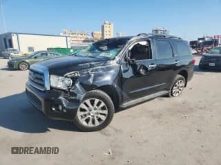 ✅ 2011 Toyota Sequoia Limited • VIN: 5TDKY5G13BS036696 • Lot: 81580995. Listed on Copart with Not provided. Free auction sales archive from the USA and detailed vehicle history report at DreamBid. Image 1.