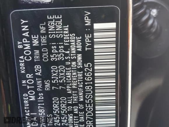 ✅ 2025 Hyundai Palisade Calligraphy • VIN: KM8R7DGE5SU816625 • Лот: 74484854. Опубликован ранее на Copart с пробегом 9 миль. Бесплатный доступ к архиву аукционных продаж из США и подробный отчёт об истории автомобиля на DreamBid. Изображение 13.