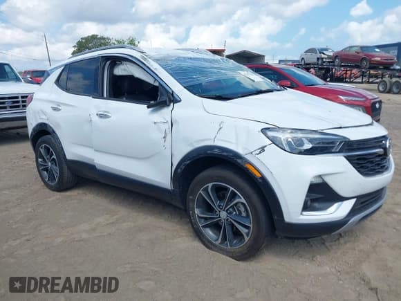 ✅ 2020 Buick Encore GX Essence • VIN: KL4MMGSL6LB101746 • Lot: 42187080. Listed on IAAI with 45,230 mi. Free auction sales archive from the USA and detailed vehicle history report at DreamBid. Image 1.