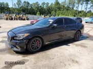 ✅ 2019 Genesis G80 Sport • VIN: KMTFN4JB5KU322214 • Lot: 70030165. Listed on Copart with 112,292 mi. Free auction sales archive from the USA and detailed vehicle history report at DreamBid. Image 1.