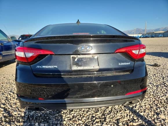 2016 Hyundai Sonata Sport with VIN 5NPE34AF0GH291930, listed as a Copart auction lot 81953825 with 133,681 mi miles and Salvage title. Bid and sale history available at DreamBid. Image 6.