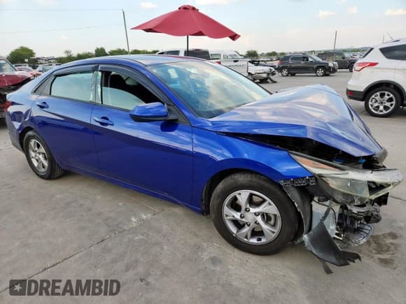 ✅ 2021 Hyundai Elantra SE • VIN: KMHLL4AG2MU116768 • Lot: 81332475. Listed on Copart with 39,735 mi. Free auction sales archive from the USA and detailed vehicle history report at DreamBid. Image 4.