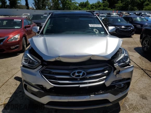 ✅ 2017 Hyundai Santa Fe Ultimate • VIN: 5XYZWDLA1HG411222 • Лот: 57331574. Опубликован ранее на Copart с пробегом 98 193 миль. Бесплатный доступ к архиву аукционных продаж из США и подробный отчёт об истории автомобиля на DreamBid. Изображение 5.