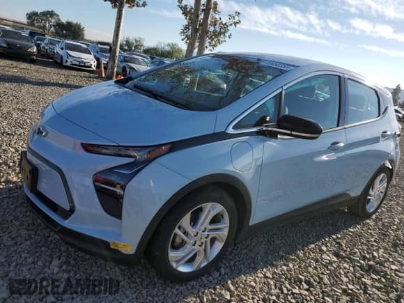 2022 Chevrolet Bolt EV 1LT with VIN 1G1FW6S04N4112933, listed as a Copart auction lot 89450355 with 14,713 mi miles and Salvage title. Bid and sale history available at DreamBid. Image 1.